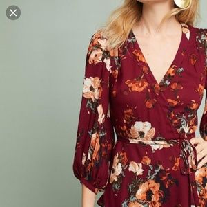 HD in Paris Floral Wrap Top
